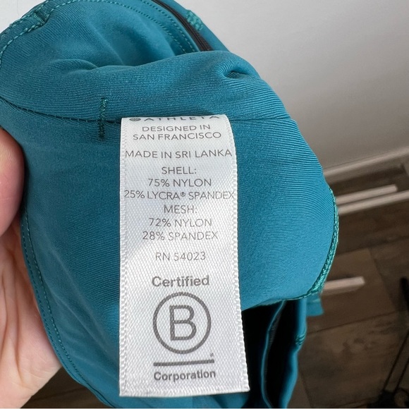 Athleta Teal Lightning 7/8 Tights Leggings - Picture 8 of 8